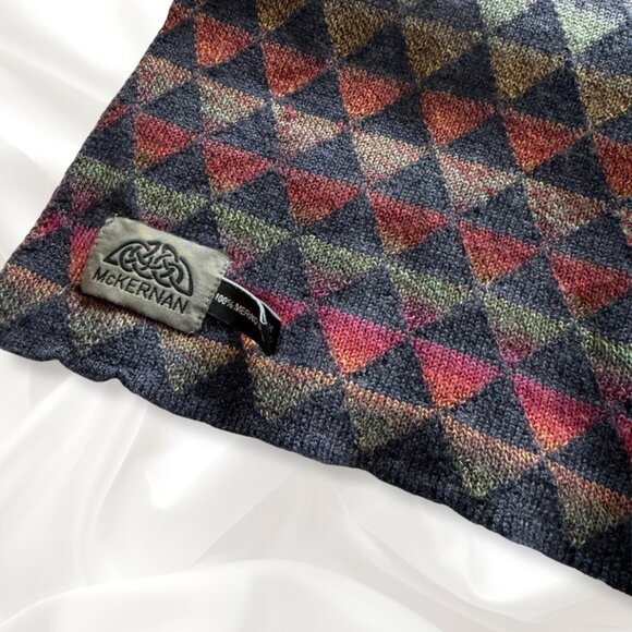 McKernan 100% Merino Wool Prisma Scarf | Multi-Color | Men or Women - Picture 2 of 7